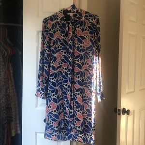 DVF silk dress